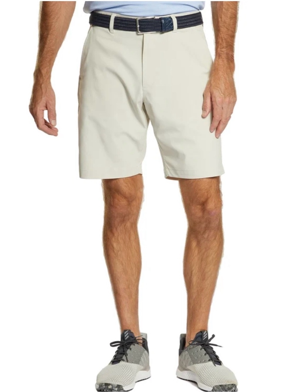 NWT Stitch Classic Men's Cream Performance Tech Golf Shorts, 32